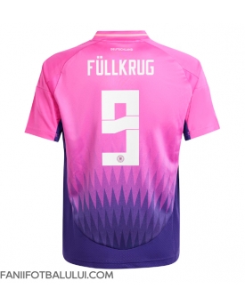 Germania Niclas Fullkrug #9 Tricou Fotbal Replică European 2024 Barbati Deplasare